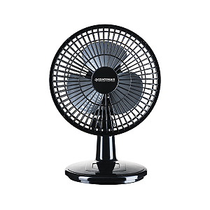 Ventilador Mini Turbo 20cm Preto/Prata 127V Ventimais