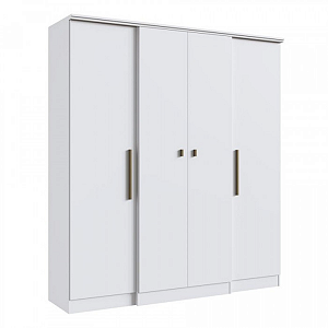 Guarda-Roupa Doripel Miami 100% MDF 4 Portas e 2 Gavetas