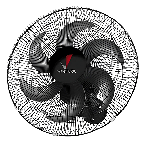 Ventilador de Parede Bivolt 50cm Preto Aço - Ventura