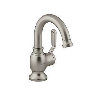 Torneira Misturador Sterling Ludington Monocomando para Lavatório 273774-4-BN Níquel Escovado Vibrante