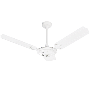 Ventilador de Teto Comercial New Eco 3 Pás de Chapa Branco 127V - Venti Delta