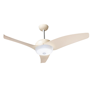 Ventilador de Teto Latina 127v C/ Controle de Parede VT633 Bege