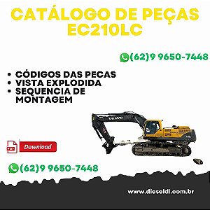 CATÁLOGO DE PEÇAS EC210LC ESCAVADEIRA  VOLVO