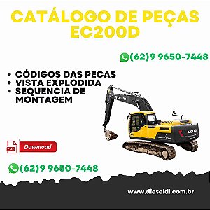 CATÁLOGO DE PEÇAS EC200D ESCAVADEIRA  VOLVO