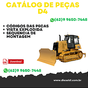 CATÁLOGO DE PEÇAS D4 TRATOR ESTEIRAS  CAT