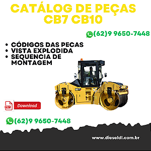 CATÁLOGO DE PEÇAS CAT CB7 CB10 COMPACTADOR ASFALTICO CAT