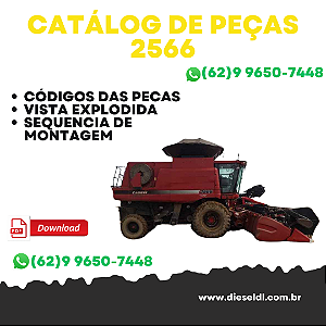 CATÁLOGO DE PEÇAS COLHEITADEIRA 2566  CASE IH