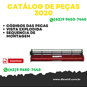 CATÁLOGO DE PEÇAS PLATAFORMA 3020 - 25 30 35 PÉS  CASE IH