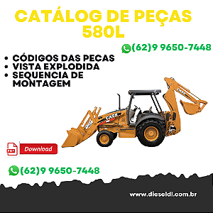 CATÁLOGO DE PEÇAS RETROESCAVADEIRA 580L SERIE 1  CASE