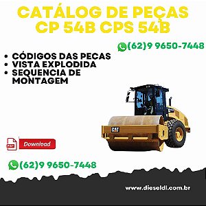 CATALOGO DE PEÇAS CS54B CP54B COMPACTADOR DE SOLO  CAT