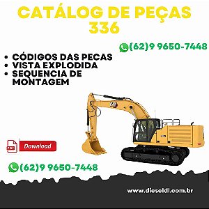 CATÁLOGO DE PEÇAS ESCAVADEIRA 336  CAT