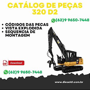 CATÁLOGO DE PEÇAS MAQUINA FLORESTAL 320D2  - CAT