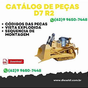 CATÁLOGO DE PEÇAS TRATOR ESTEIRAS D7R2  CAT