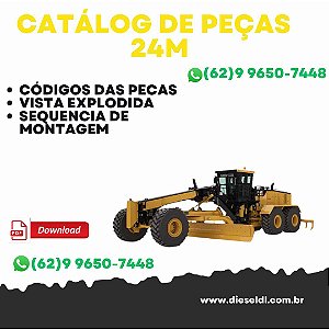 CATÁLOGO DE PEÇAS MOTONIVELADORA 24M   CAT