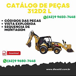 CATÁLOGO DE PEÇAS  ESCAVADEIRA  312D2 L CAT