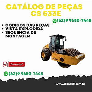 CATÁLOGO DE PEÇAS COMPACTADOR DE SOLO CS 533E   CAT