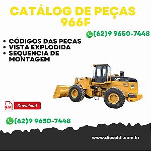 CATÁLOGO DE PEÇAS CARREGADEIRA 966F   CAT
