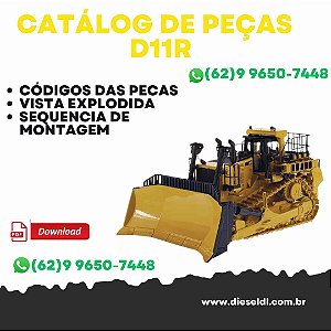 CATÁLOGO DE PEÇAS TRATOR ESTEIRAS D11R   CAT