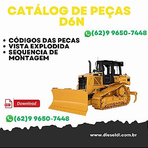 CATÁLOGO DE PEÇAS TRATOR ESTEIRAS D6N   CAT