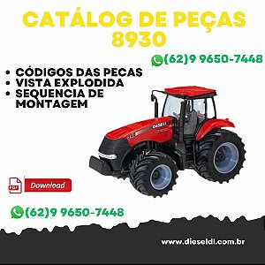 CATÁLOGO DE PEÇAS TRATORES MAGNUM 8930 8940 8950 CASE