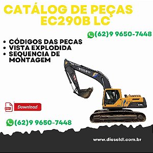 CATÁLOGO DE PEÇAS ESCAVADEIRA EC290B LC  VOLVO
