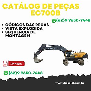 CATÁLOGO DE PEÇAS ESCAVADEIRA EC700B VOLVO