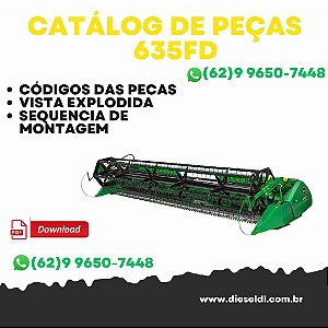 CATÁLOGO DE PEÇAS PLATAFORMA A635FD   JOHN DEERE
