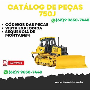 CATÁLOGO DE PEÇAS TRATOR ESTEIRAS JOHN 750J DEERE