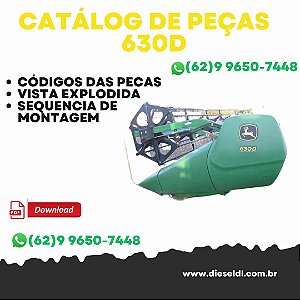 CATÁLOGO DE PEÇAS  PLATAFORMA 630D  JOHN DEERE