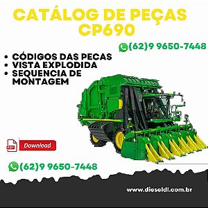 CATÁLOGO DE PEÇAS   COLHEDORA CP690  JOHN DEERE