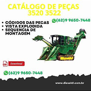 CATÁLOGO DE PEÇAS COLHEITADEIRAS 3520 3522  JOHN DEERE