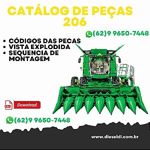 CATÁLOGO DE PEÇAS PLATAFORMA 203 204 205 206  JOHN DEERE