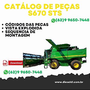 CATÁLOGO DE PEÇAS  COLHEITADEIRA S670 STS JOHN DEERE