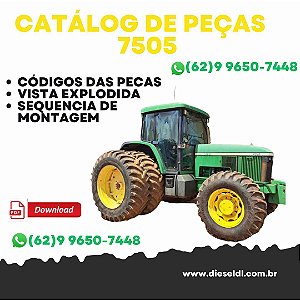 CATÁLOGO DE PEÇAS TRATOR 7505   JOHN DEERE