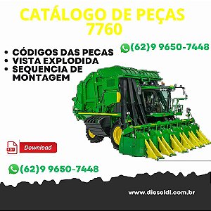 CATÁLOGO DE PEÇAS COLHEDORA DE ALGODÃO 7760  JOHN DEERE