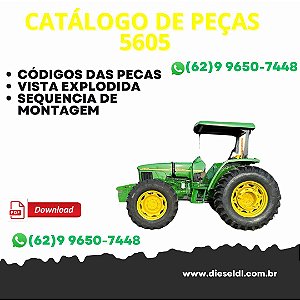 CATÁLOGO DE PEÇAS TRATOR 5605 5705 JOHN DEERE