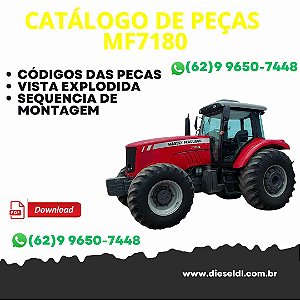 CATÁLOGO DE PEÇAS TRATOR MF7180 MASSEY FERGUSON