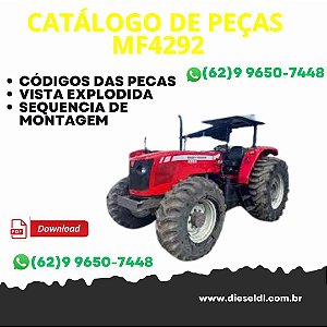 CATÁLOGO DE PEÇAS  TRATOR MF 4292  MASSEY FERGUSON