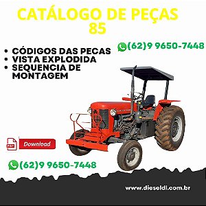 CATÁLOGO DE PEÇAS TRATOR 85 85X MASSEY FERGUSON