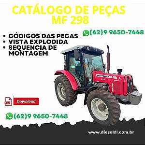 CATÁLOGO DE PEÇAS TRATOR MF 298 MASSEY FERGUSON