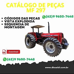 CATÁLOGO DE PEÇAS TRATOR  MF 298 ADVANCED MASSEY FERGUSON