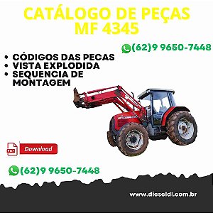 CATÁLOGO DE PEÇAS  TRATOR MF 4345 MASSEY FERGUSON