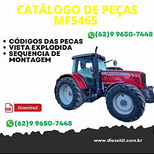 CATÁLOGO DE PEÇAS MOTOR MF5465  MASSEY FERGUSON