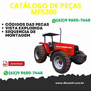 CATÁLOGO DE PEÇAS TRATOR MF 5300  MASSEY FERGUSON