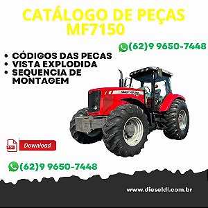CATÁLOGO DE PEÇAS TRATOR MF7150 MASSEY FERGUSON