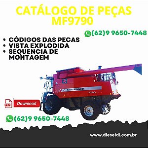 CATÁLOGO DE PEÇAS COLHEITADEIRA MF 9790 MASSEY FERGUSON