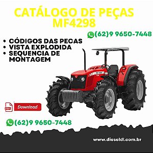 CATÁLOGO DE PEÇAS TRATOR MF4298 MASSEY FERGUSON