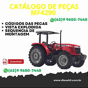 CATÁLOGO DE PEÇAS TRATOR MF4290  MASSEY FERGUSON