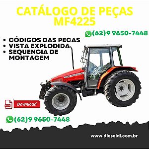 CATÁLOGO DE PEÇAS TRATOR MF4225 MF4235 MF4240  MASSEY  FERGUSON