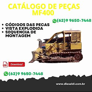 CATÁLOGO DE PEÇAS TRATOR ESTEIRAS MF400 MASSEY FERGUSON